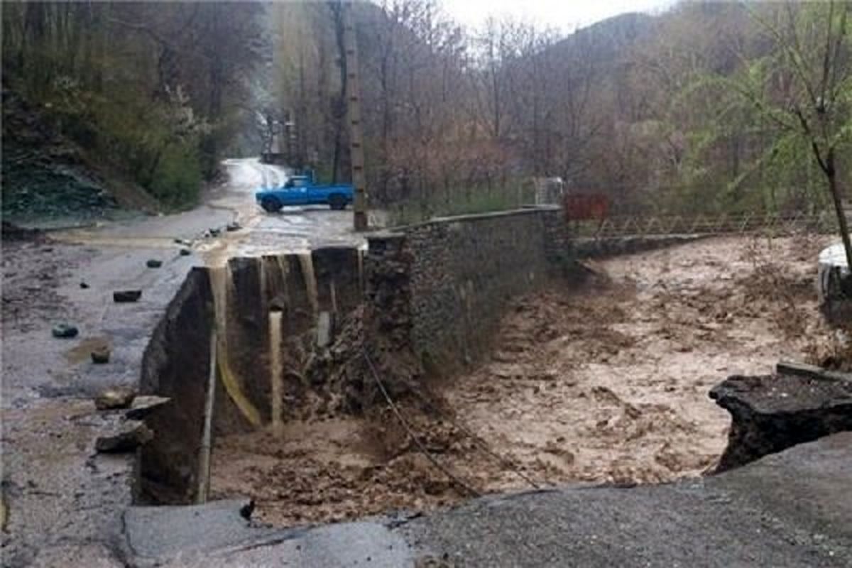 انسداد جاده های کجور رفع شد