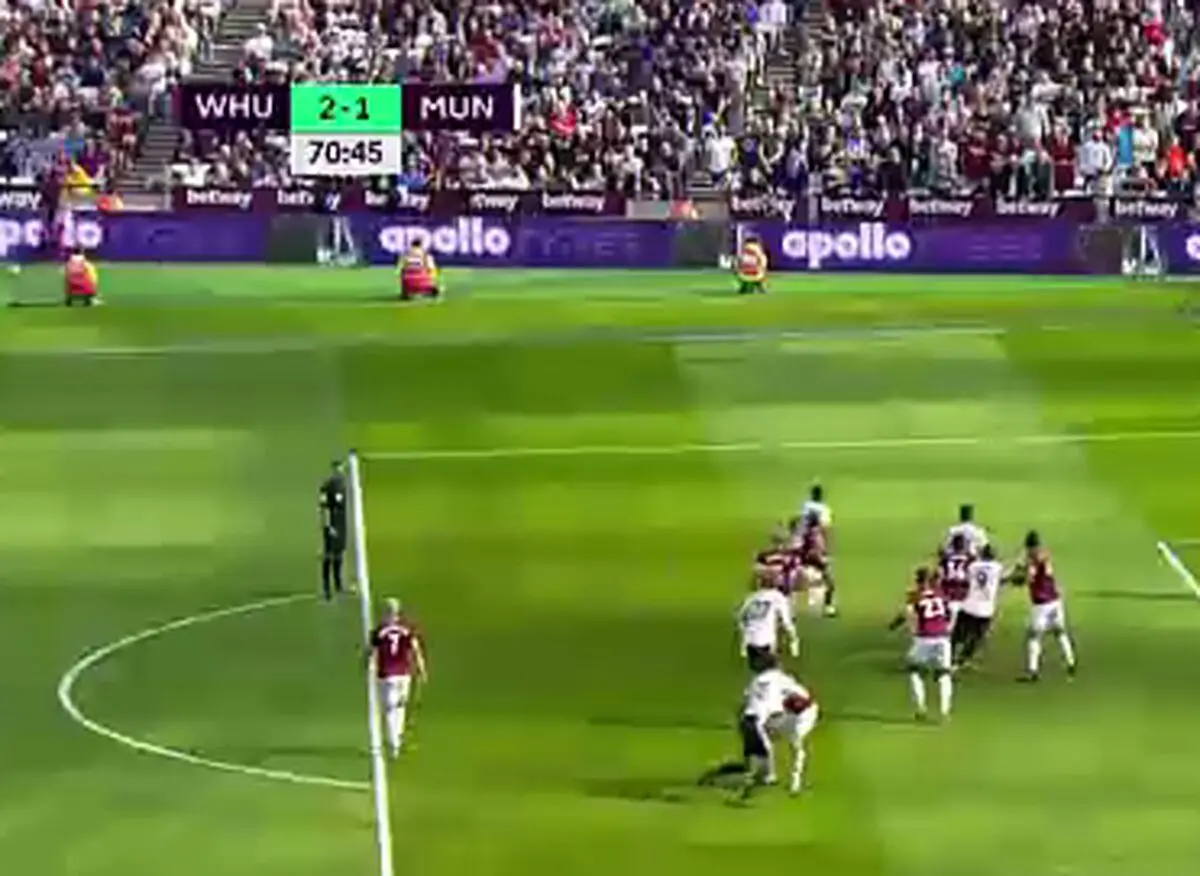 اولین گل منچستر به وست هم