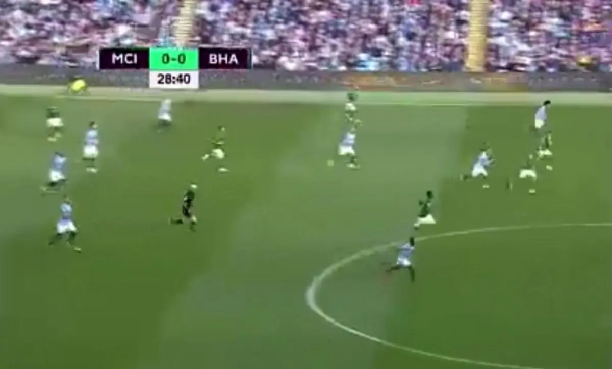 گل رحیم استرلینگ به برایتون (منچستر سیتی 1_0 برایتون)