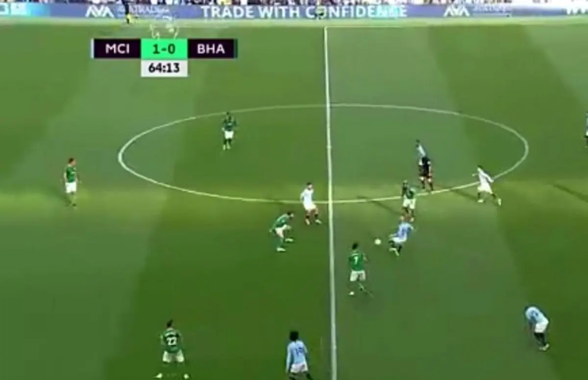 گل سرخیو آگوئرو به برایتون (منچستر سیتی 2_0 برایتون)