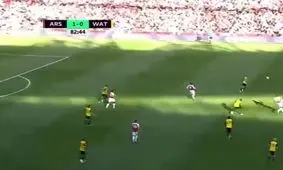 گل مسوت اوزیل به واتفورد (آرسنال 2_0 واتفورد)
