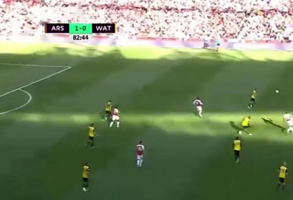 گل مسوت اوزیل به واتفورد (آرسنال 2_0 واتفورد)