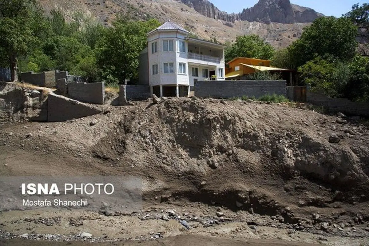 قطعی گاز 70 خانوار تالشی بر اثر سیل