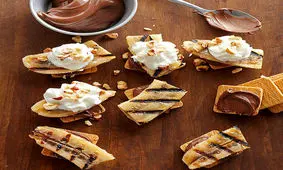 طرز تهیه لقمه های موزی صبحانه + ویدئو