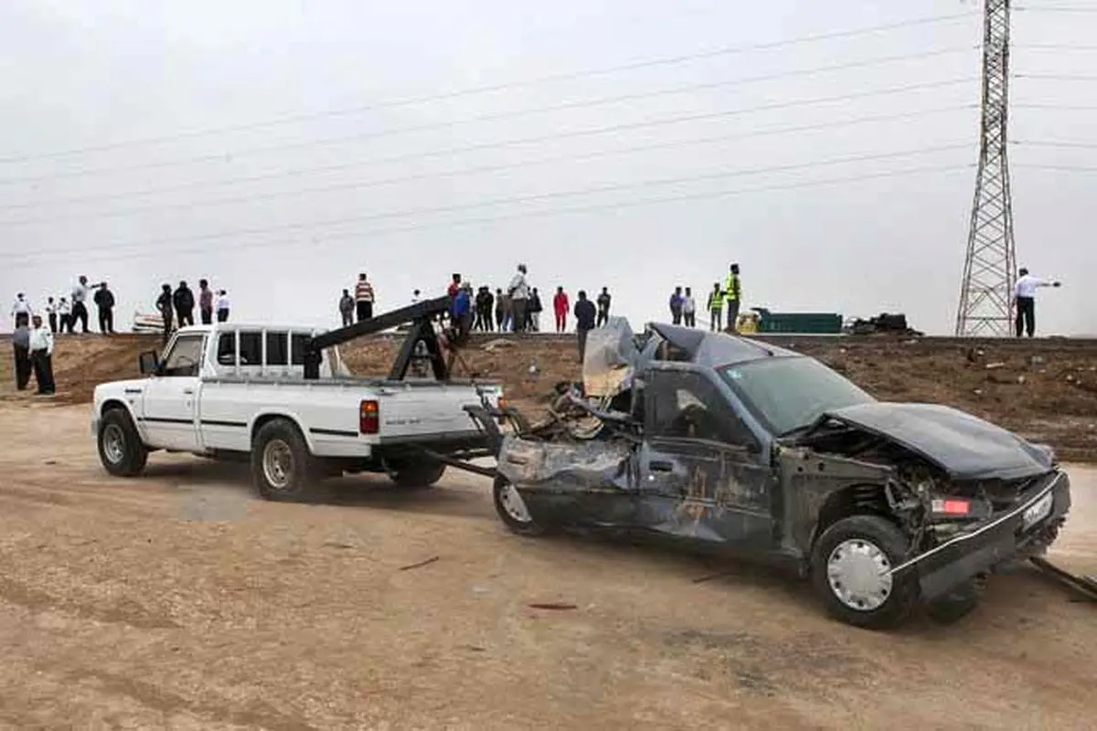 تصادف دو خودروی سواری 4 کشته بر جای گذاشت