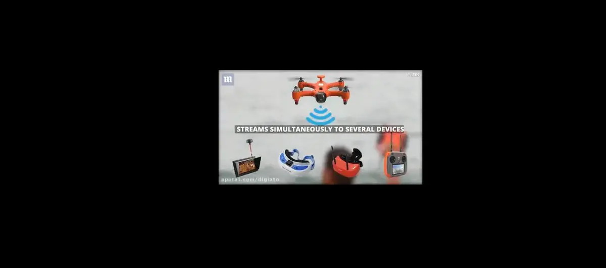 پهپادی با قابلیت فرود روی آب