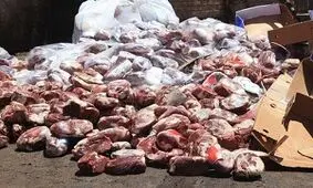 ضبط و معدوم سازی 500 کیلوگرم گوشت مرغ منجمد در گرمسار