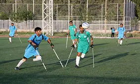 ورزشکاران فارس در اردوی تیم ملی فوتبال هفت نفره