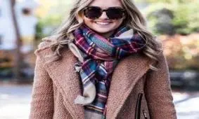 آموزش تصویری بستن شال گردن زمستانی