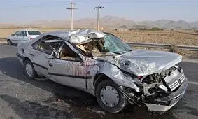 انحراف پژو از جاده حادثه آفرید