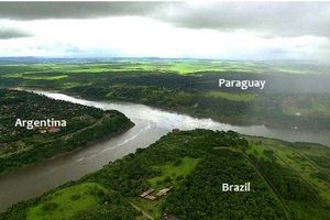 مرز جالب سه کشور برزیل، آرژانتین و پاراگوئه +عکس