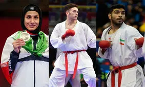 3 كاراته كای ايران در جمع برترين هاي رنكينگ المپيك 2020