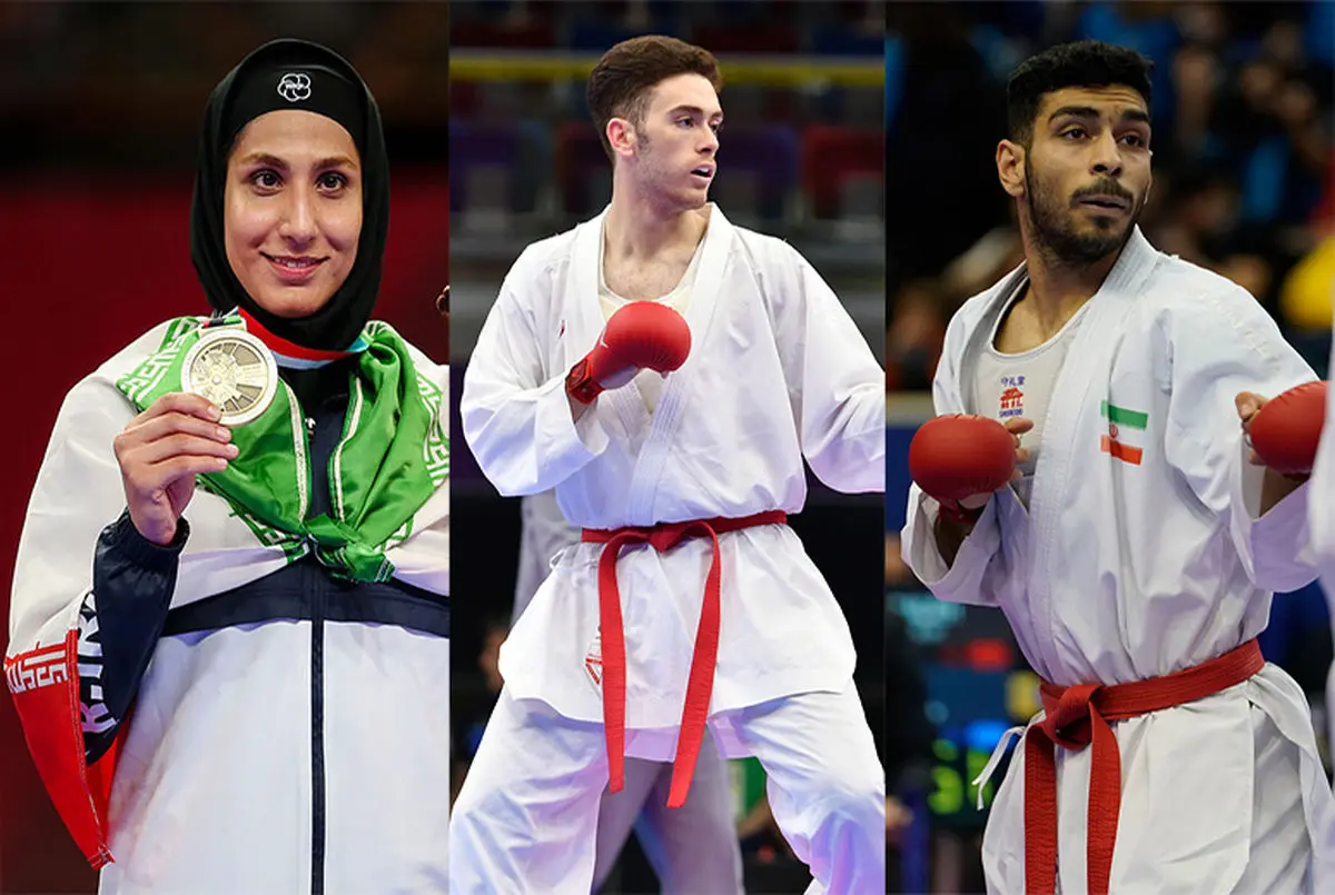 3 كاراته كای ايران در جمع برترين هاي رنكينگ المپيك 2020