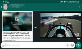 واتس اپ قابلیت پخش ویدیوی تصویر در تصویر را ارائه کرد