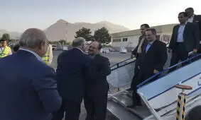 وزیر صنعت و سرپرست وزارت تعاون وارد کرمانشاه شدند