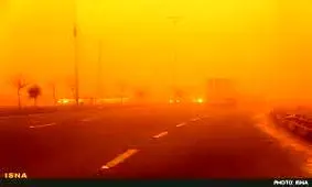 ویدئو/طوفان شن جاده سرخس