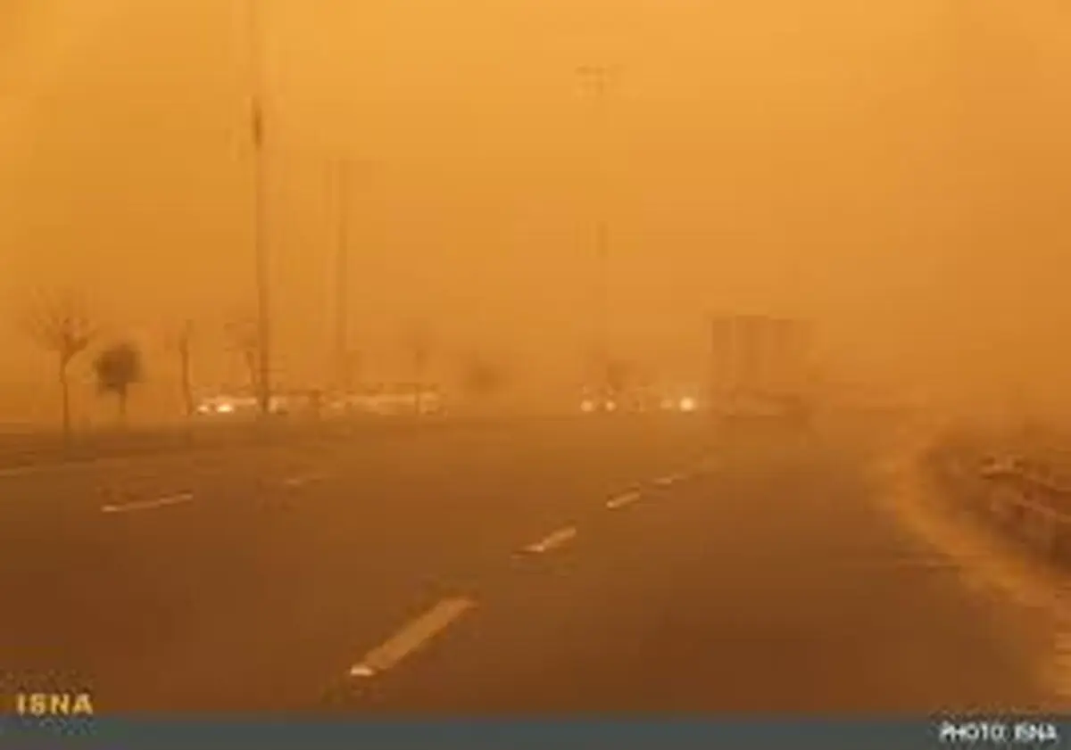 ویدئو/طوفان شن جاده سرخس