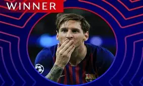 لیونل مسی بازیکن برتر هفته دوم مرحله گروهی لیگ قهرمانان اروپا شد