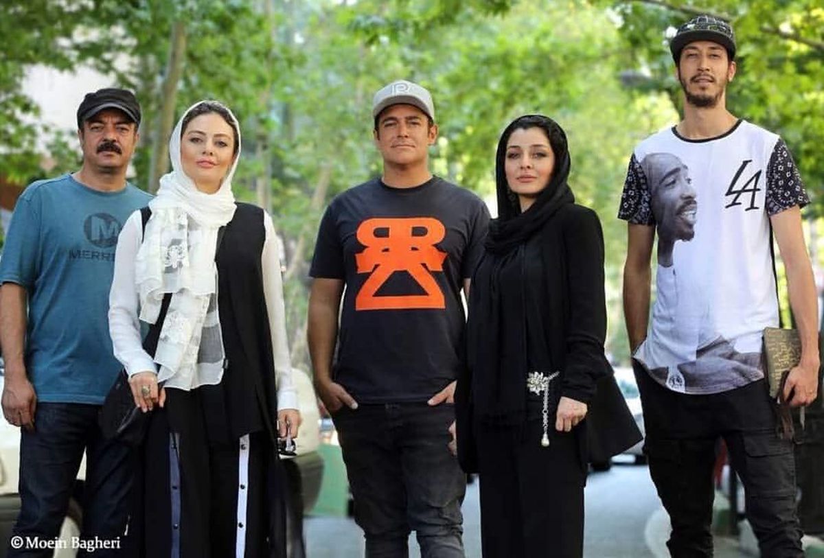 موتور سواری یکتا ناصر و سعید آقاخانی / عکس
