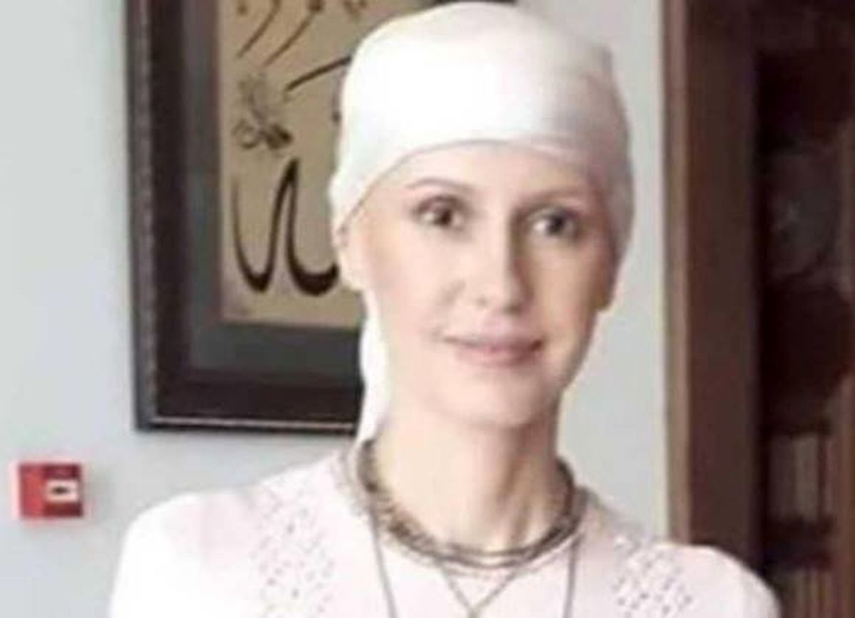 همسر بشار اسد با ظاهری "کاملا متفاوت" بعد از شروع شیمی درمانی