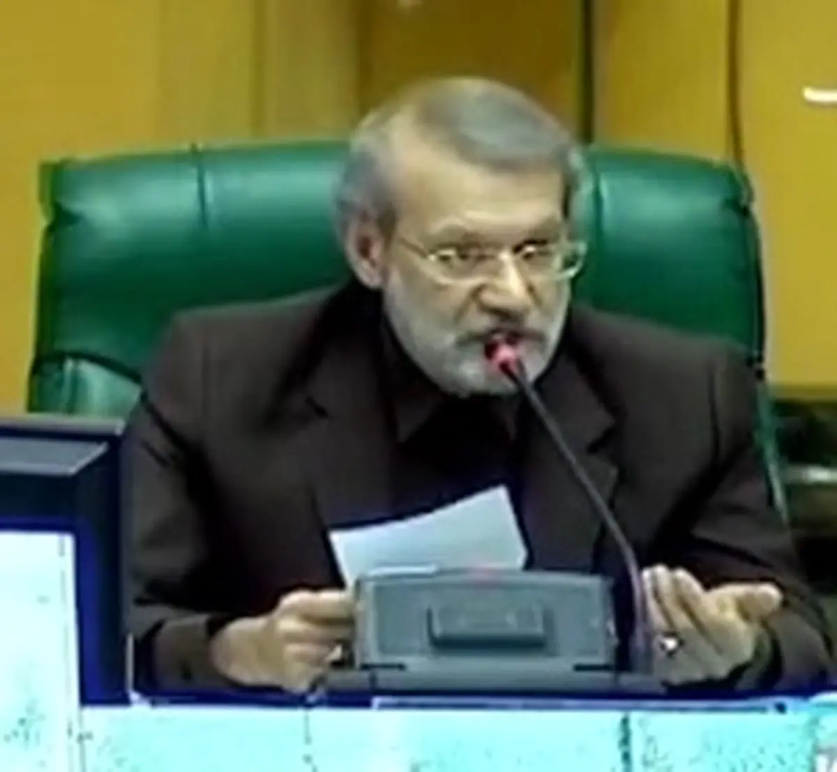 توضیحات لاریجانی در خصوص نظر رهبر معظم انقلاب در مورد بررسی لوایح FATF و CFT