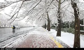 نخستین برف پائیزی ارتفاعات شمال استان سمنان را سفیدپوش کرد