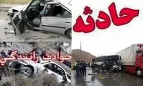 تصادف شدید در دوراهی جعفرآباد قوچان