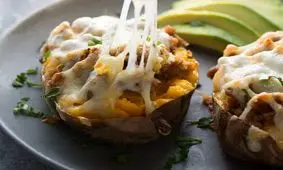 بمب سیب زمینی با گوشت و مخلفات