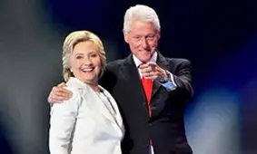 «هیلاری و بیل کلینتون» روی صحنه می‌روند