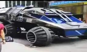 کانسپت مریخ نورد ناسا در خیابانهای نیویورک