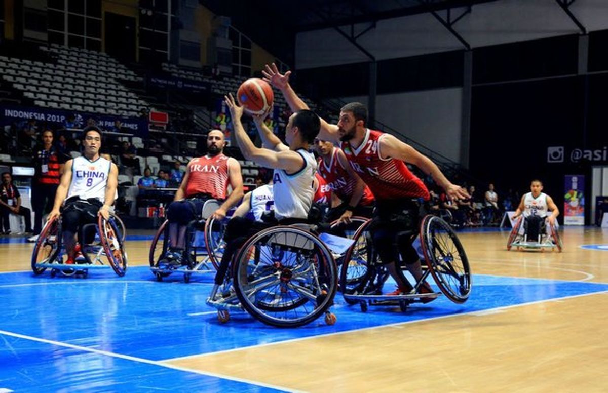 پیروزی بسکتبال با ویلچر ایران برابر چین