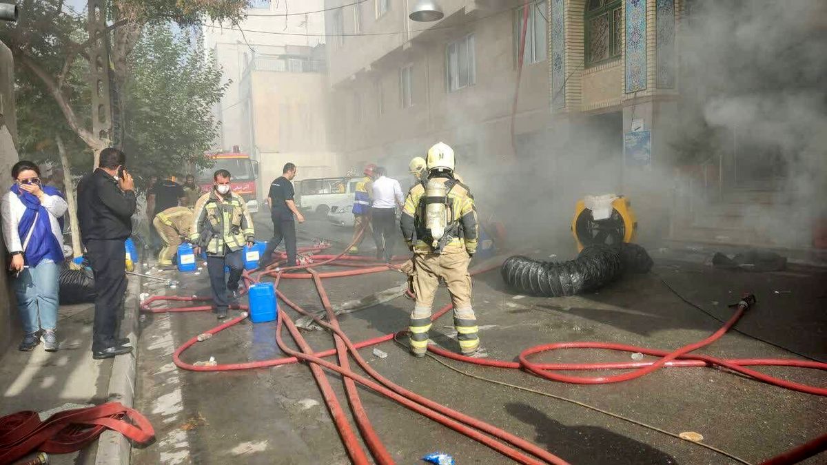آتشسوزی مدرسه دخترانه؛ ۱۵ دانش آموز مصدوم شدند