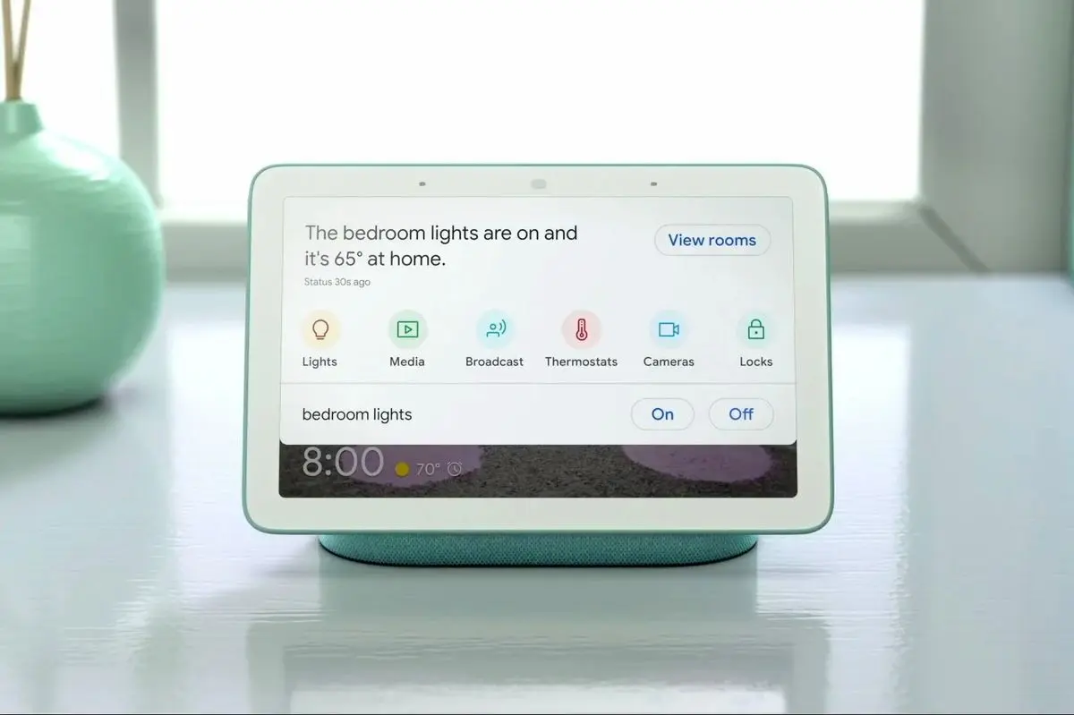 گوگل از بلندگوی هوشمند هوم هاب با نمایشگر هوشمند رونمایی کرد