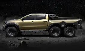 وانت ۶ چرخ مرسدس بنز با تیونینگ کارلکس دیزاین، معرفی شد