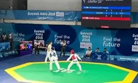 اصغری نتیجه را واگذار کرد و از دور رقابت‌ها تکواندو کنار رفت