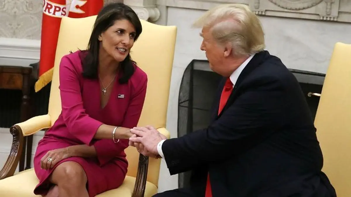 هیلی: برای انتخاب مجدد ترامپ در ۲۰۲۰ مبارزه خواهم کرد