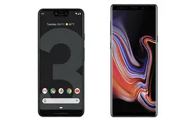 مقایسه مشخصات پیکسل 3 ایکس ال با گلکسی نوت 9