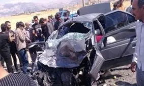 برخورد مینی‌بوس با 20 پراید/ حال مصدومان وخیم است