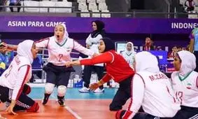 نایب قهرمانی تیم ملی والیبال نشسته بانوان ایران به همراه ملی پوش هرمزگانی