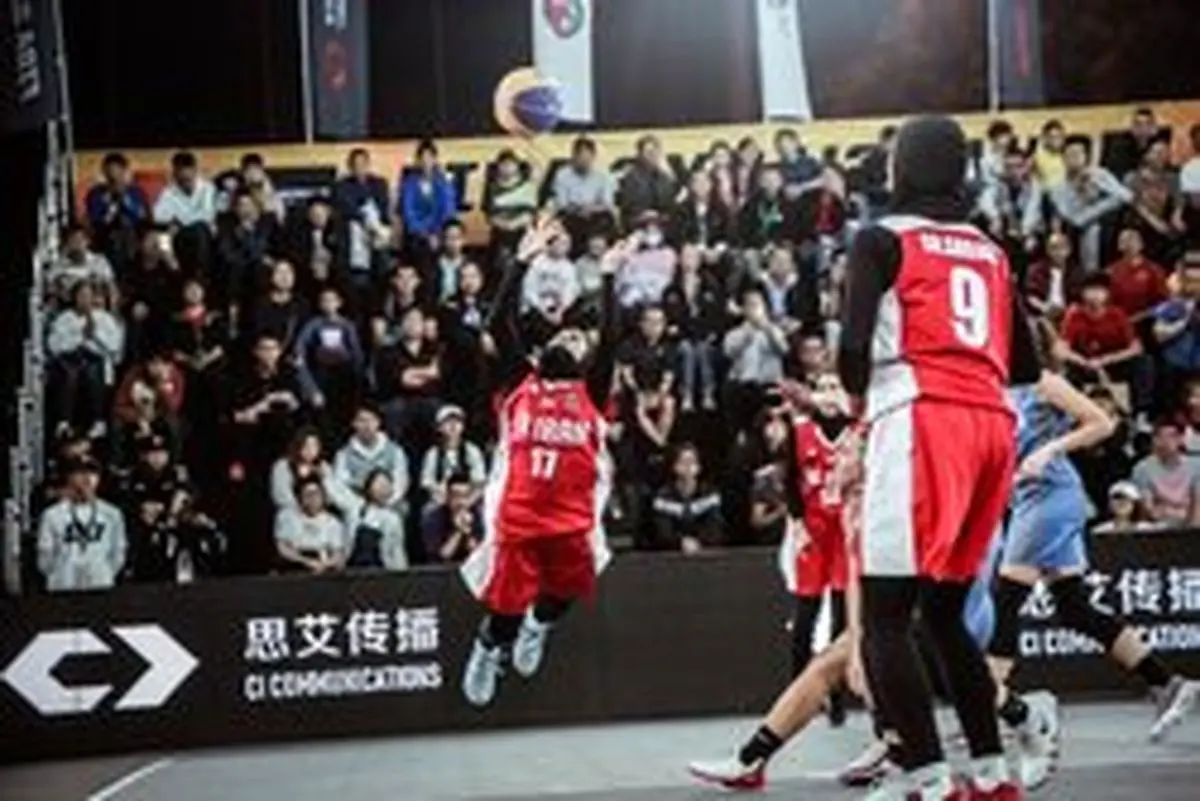 شکست تیم بسکتبال سه نفره دختران مقابل آلمان