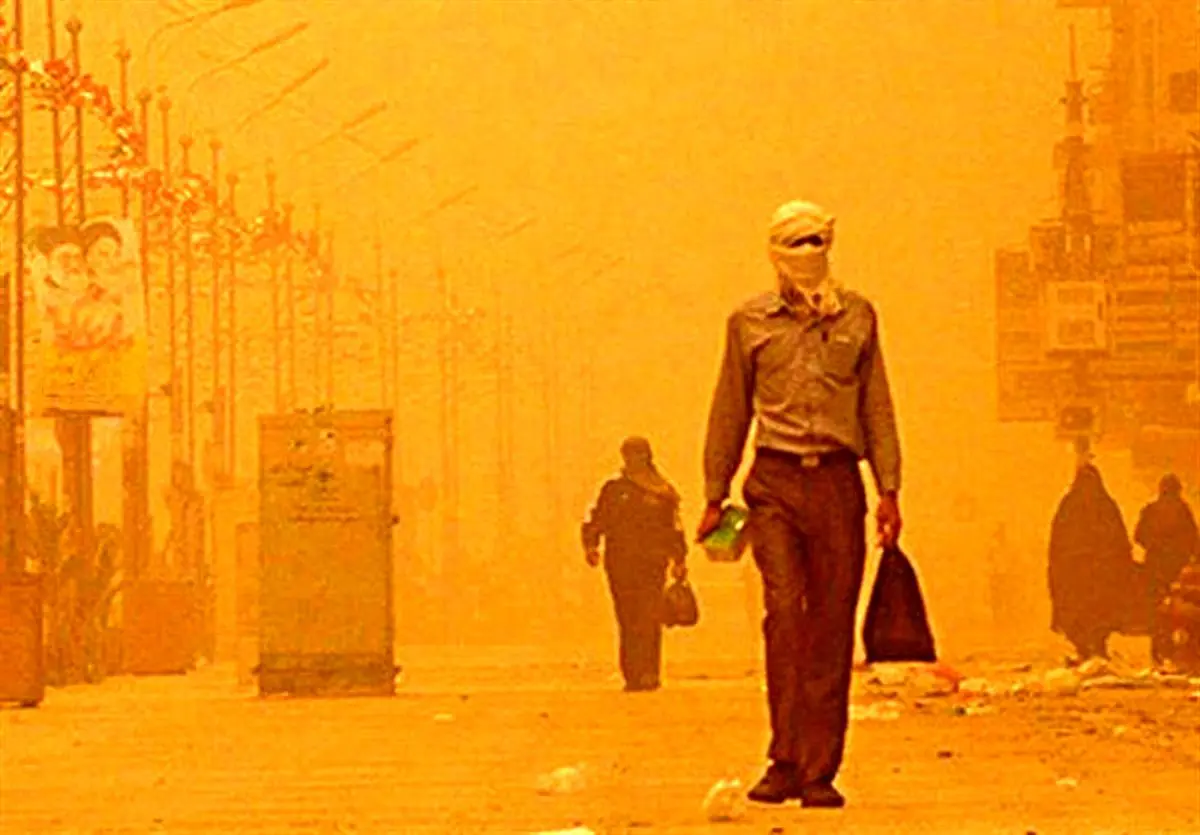 وزش باد نسبتاً شدید و گرد و خاک بار دیگر میهمان سیستان و بلوچستان می‌شود