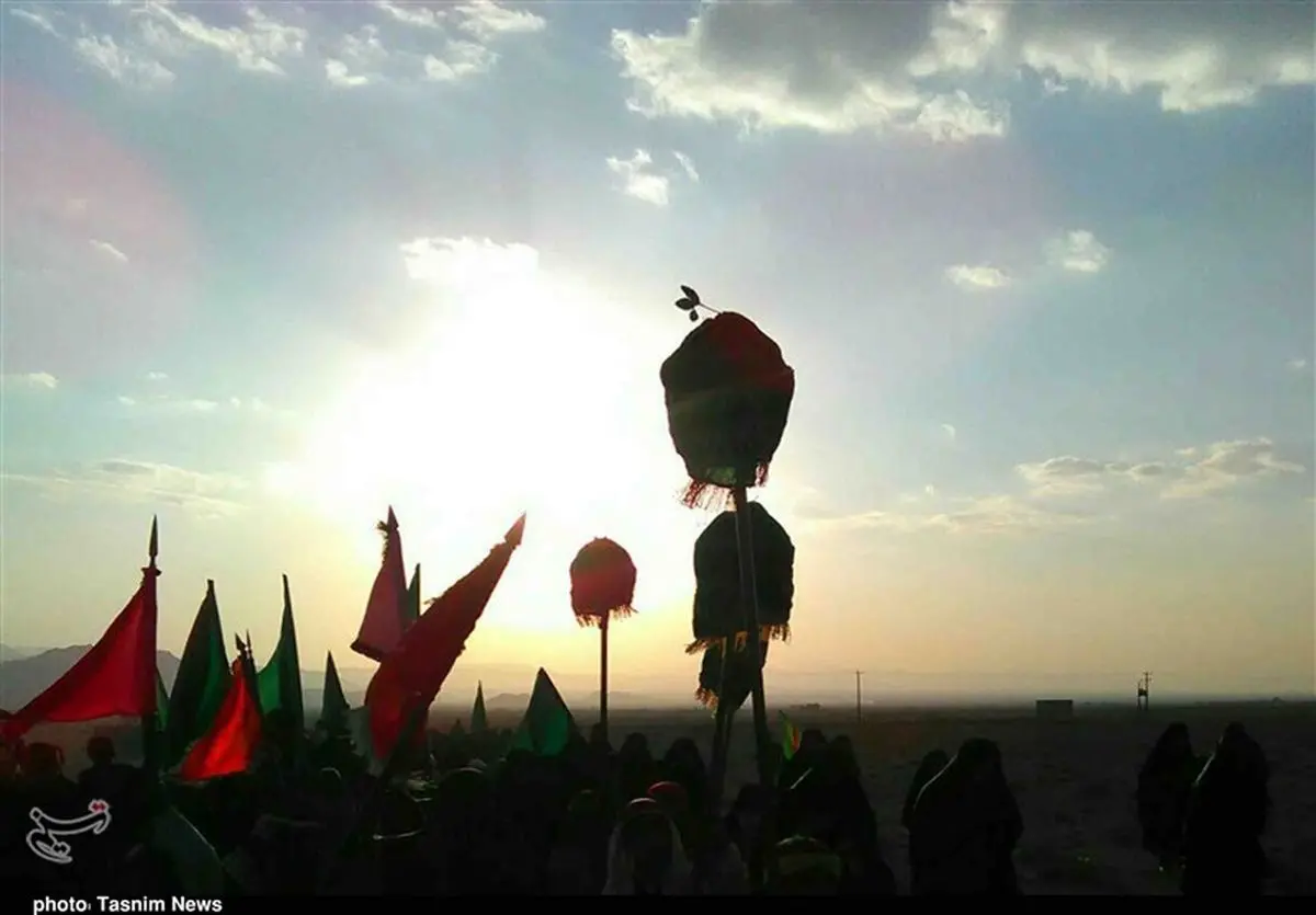 ورود نمادین کاروان اسرای کربلا به شام به روایت تصویر