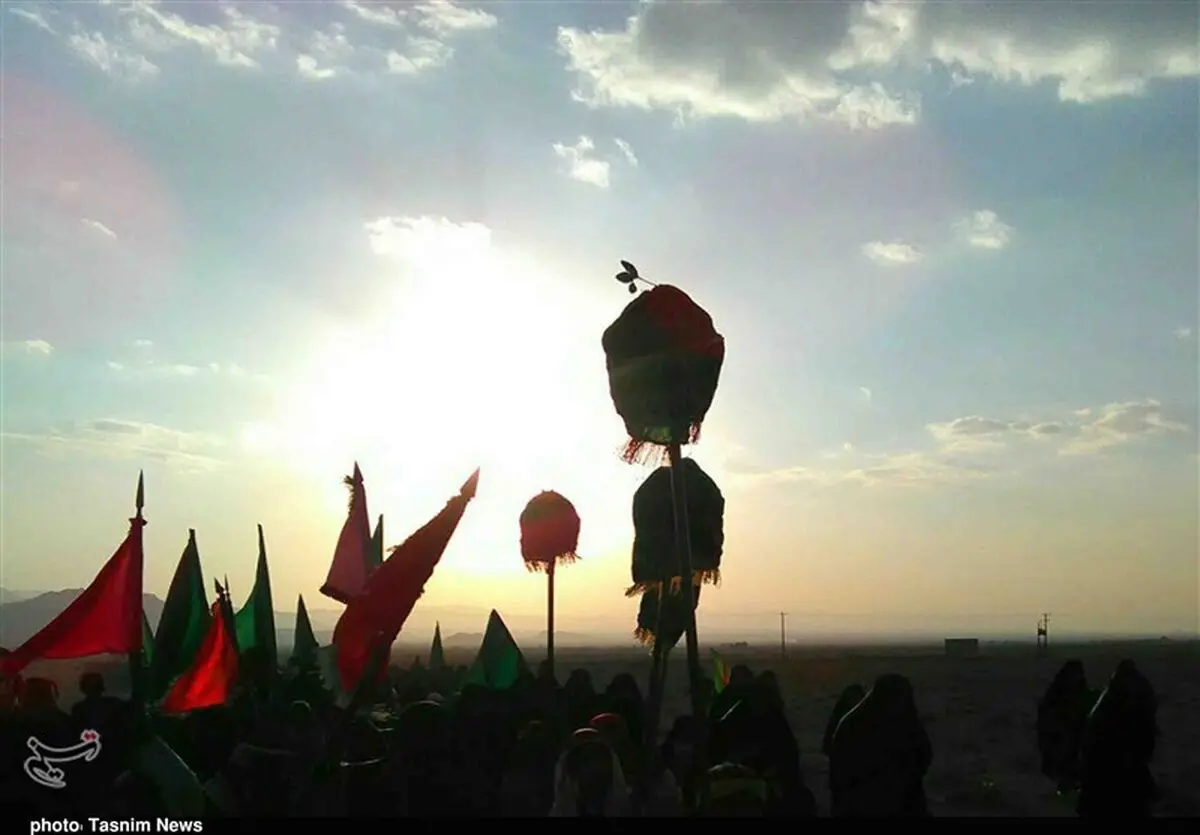 ورود نمادین کاروان اسرای کربلا به شام به روایت تصویر