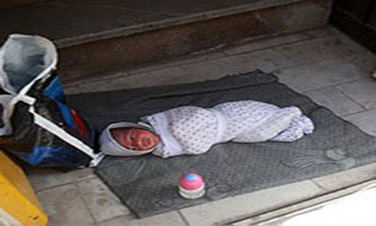 رهاشدن نوزاد بی گناه در یافت آباد