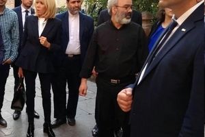 بازدید همسر رئیس‌جمهور فرانسه از مسجد ایرانی ایروان