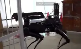 ربات چهارپای اسپات مینی بوستون داینامیکس