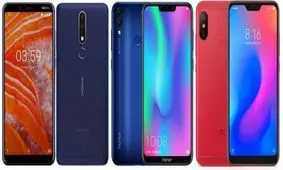 مقایسه ویژگی‌های نوکیا 3.1 پلاس، آنر 8C و شیائومی ردمی 6 پرو