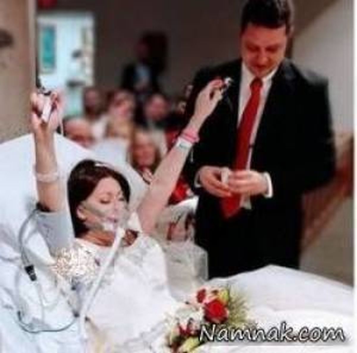 مرگ تلخ عروس 18 ساعت بعد از عروسی در آغوش داماد + عکس