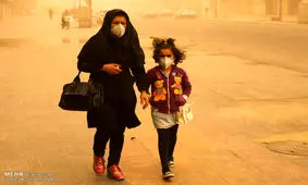 میزان گرد و خاک معلق در هوای آبادان به ۶ برابر حد مجاز رسید