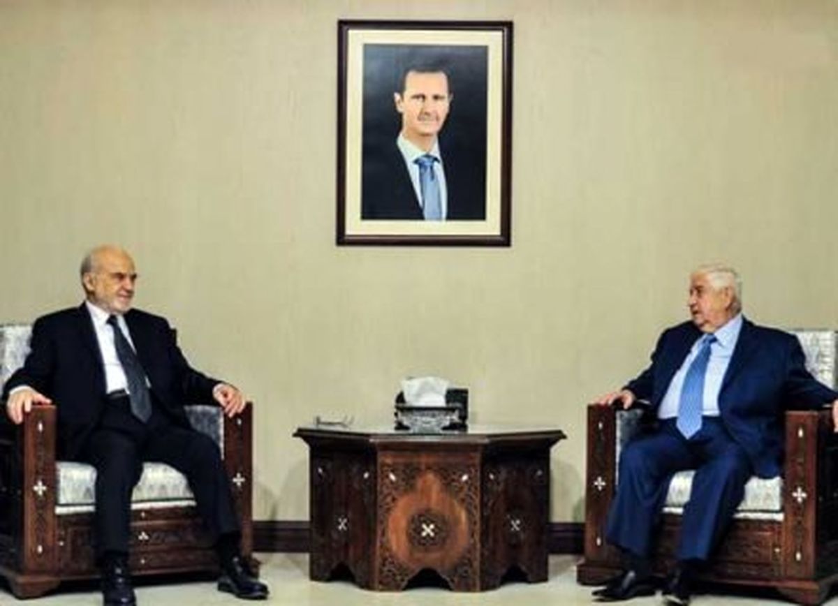 دیدار وزرای خارجه سوریه و عراق در دمشق/ ولید معلم: بحران سوریه در استگاه آخر است